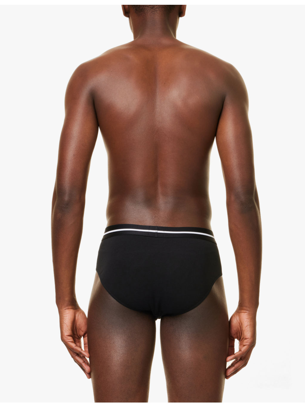 Branded waistband stretch-cotton briefs - 3