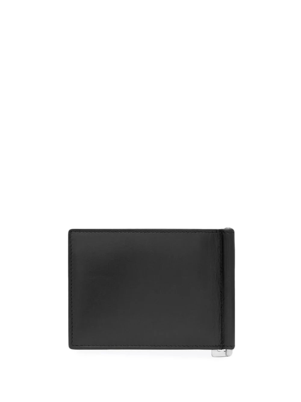 Wallet with cash holder in black leather - 2