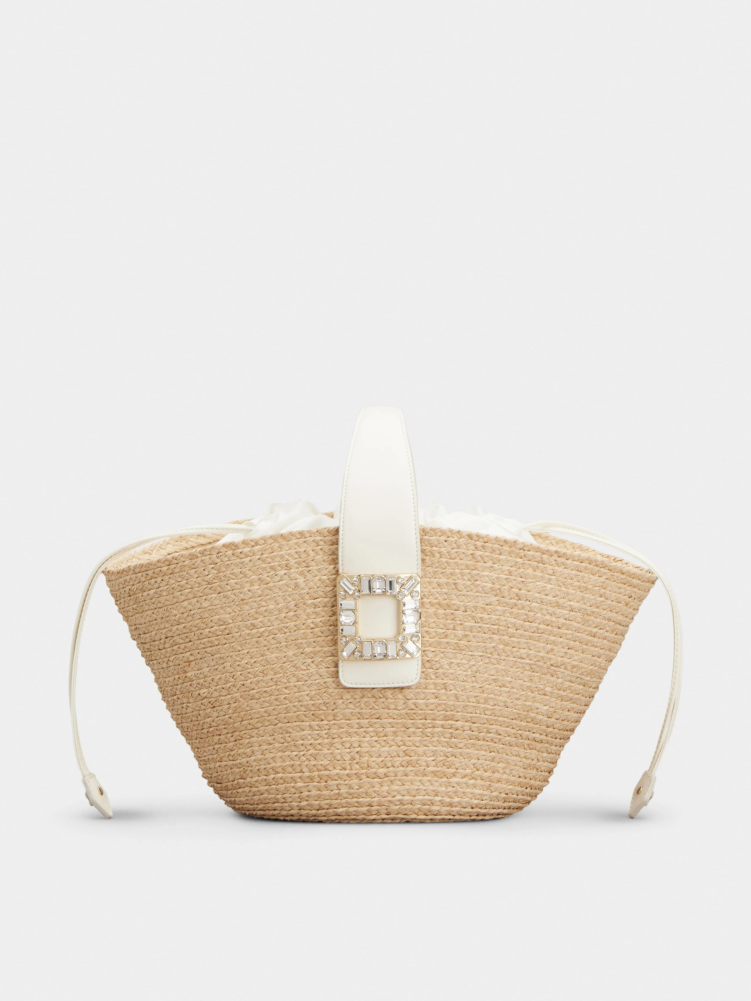 Viv' Skate Shopping Bag in raffia - 1