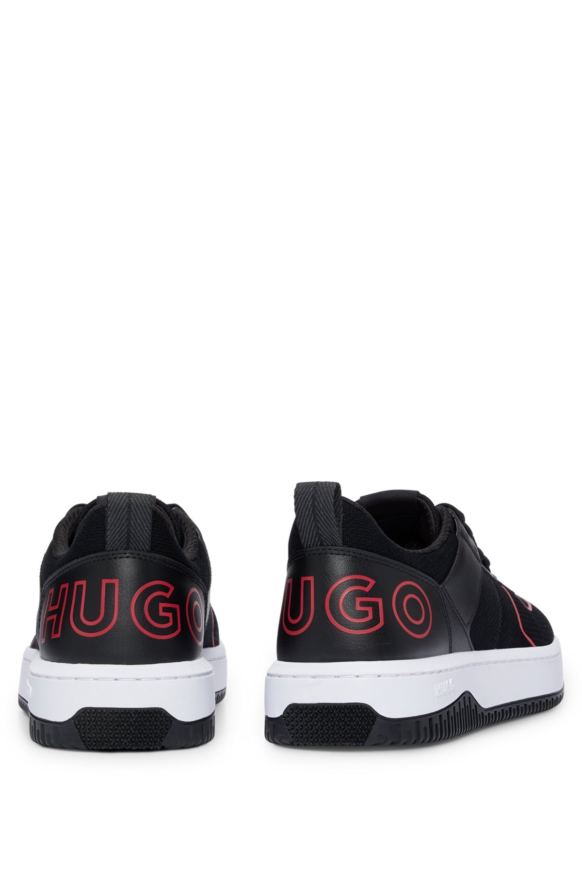 MIXED-MATERIAL TRAINERS WITH BRANDED BACKTAB - 5