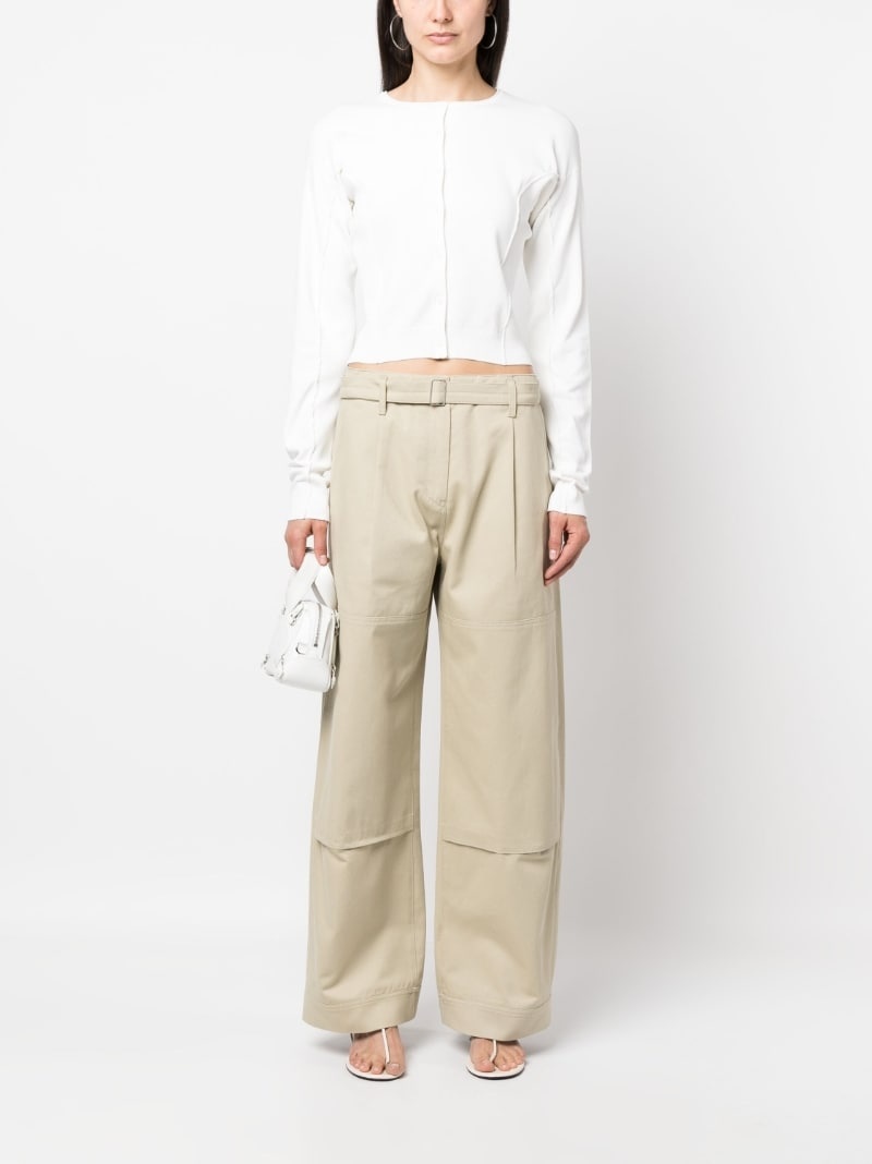 straight-leg tapered trousers - 2