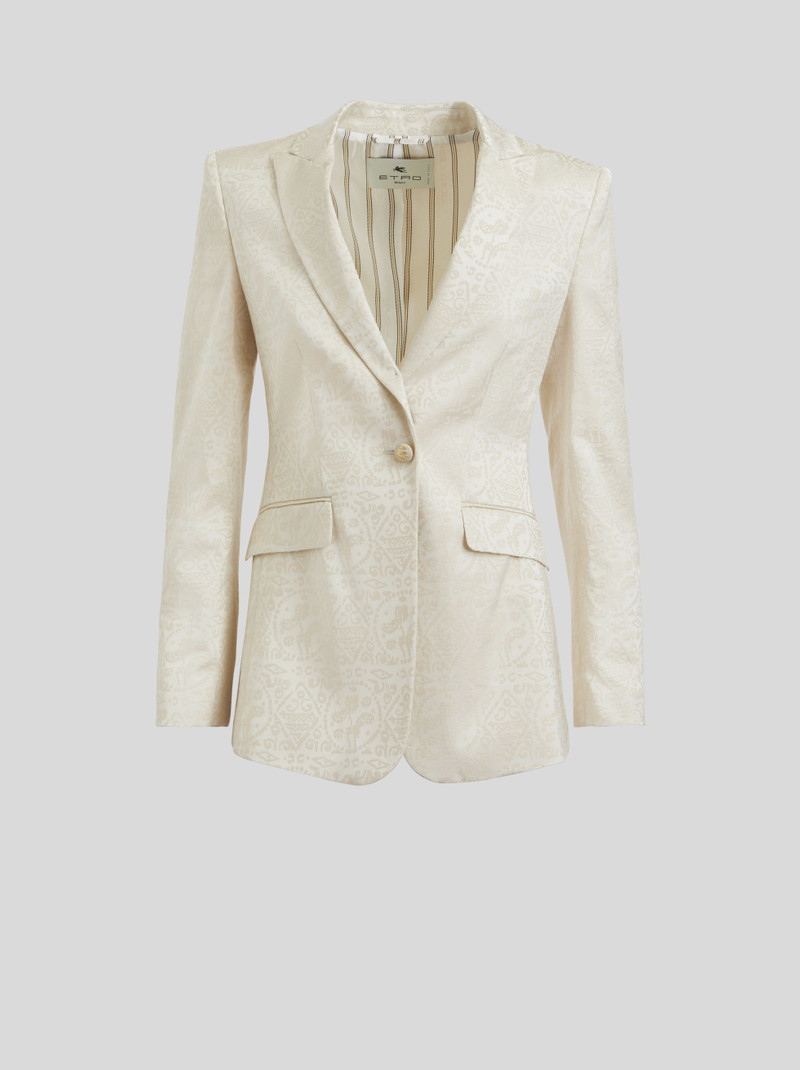 TAILORED JACKET WITH GRAPHIC PATTERN 1