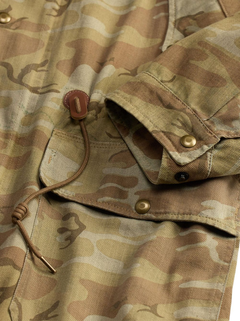 RRL by Ralph Lauren camouflage-print parka coat outlook