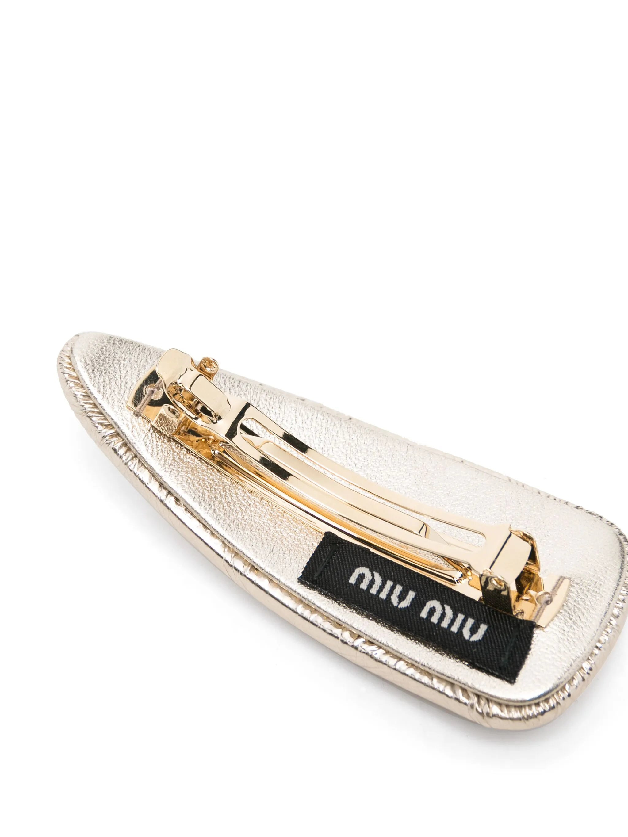 patent leather hair clip - 2