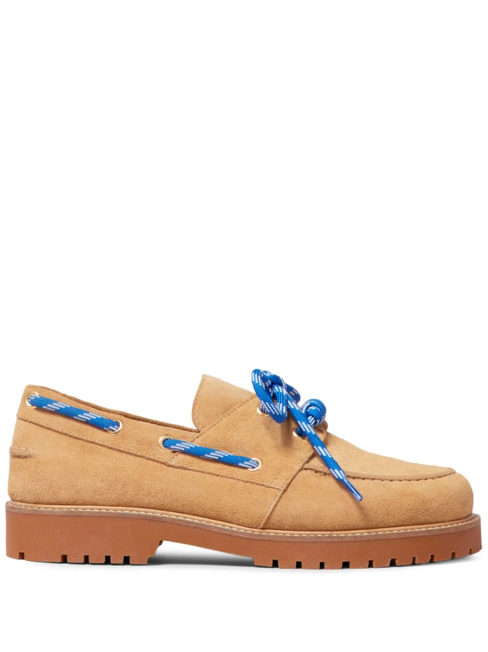 lace-up fastening boat shoes - 1