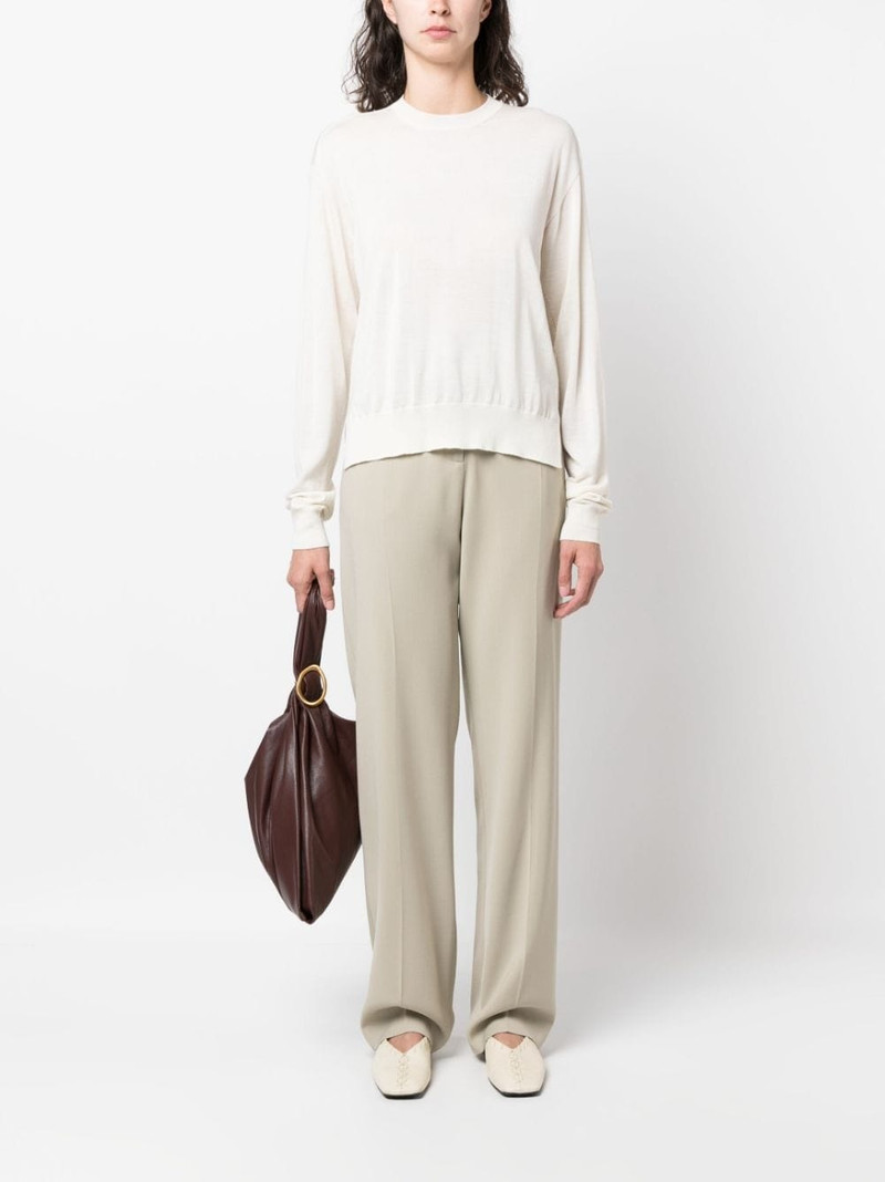 Jil Sander ribbed crew neck jumper outlook