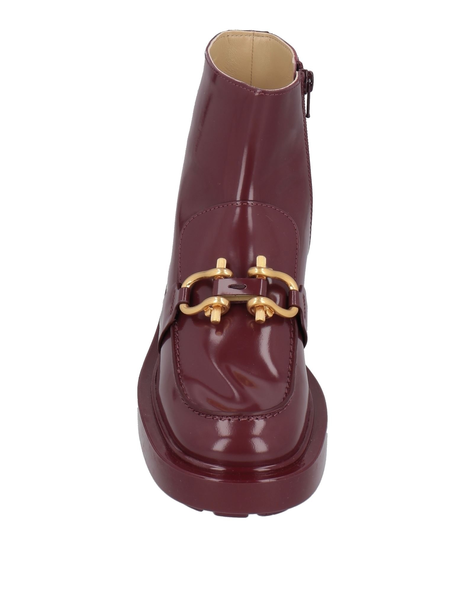 Burgundy Women's Ankle Boot - 4