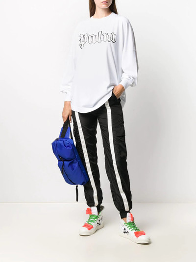 Palm Angels logo-print sweatshirt outlook