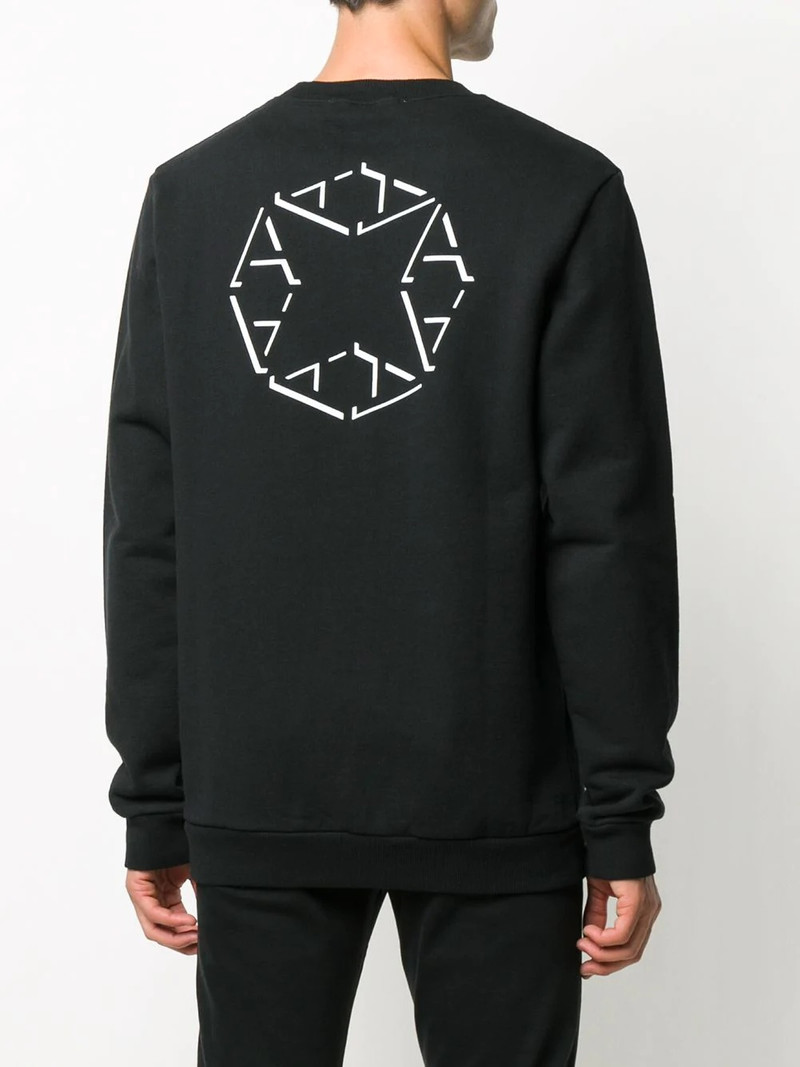 logo graphic print sweatshirt 4