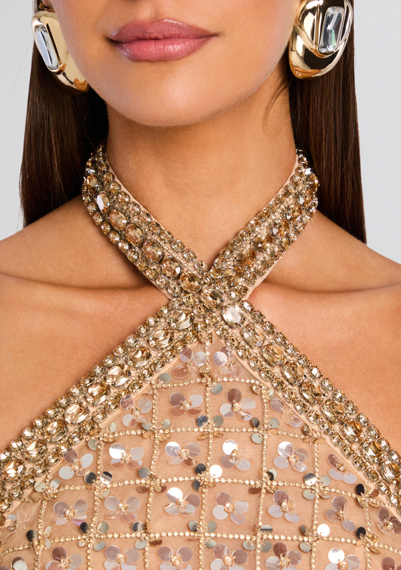 RETROFÊTE JANNETH EMBROIDERED DRESS outlook