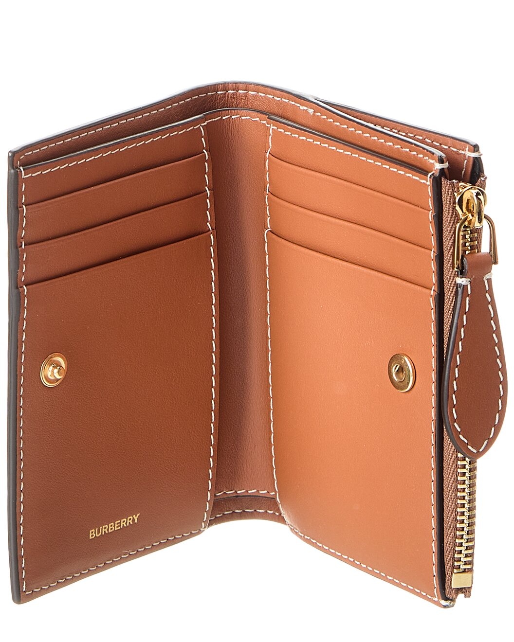 Burberry E-Canvas Zip Around Wallet - 4