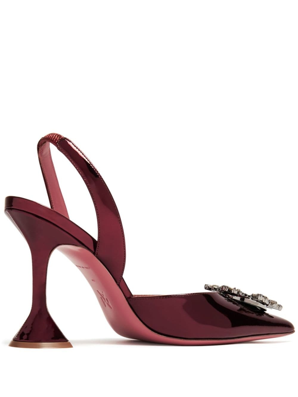 Begum 95mm crystal-buckle pumps - 3