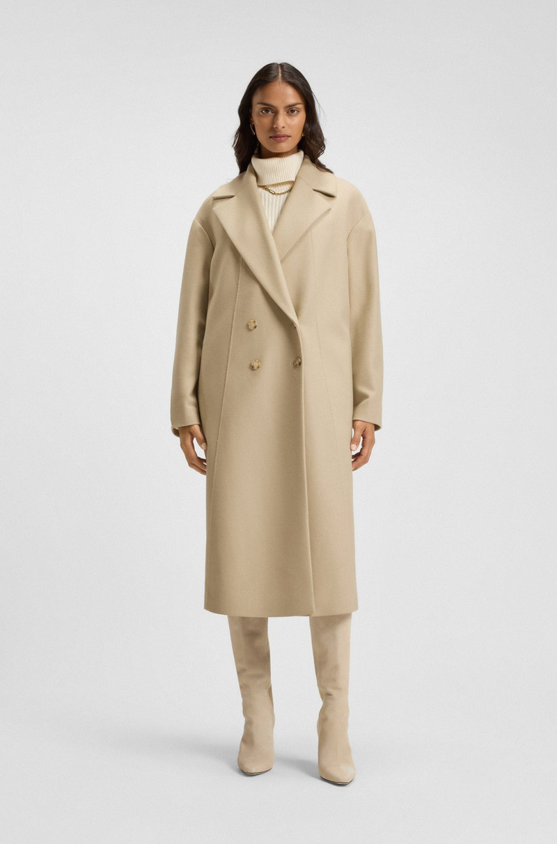 DOUBLE-BREASTED COAT IN VIRGIN WOOL AND CASHMERE 2