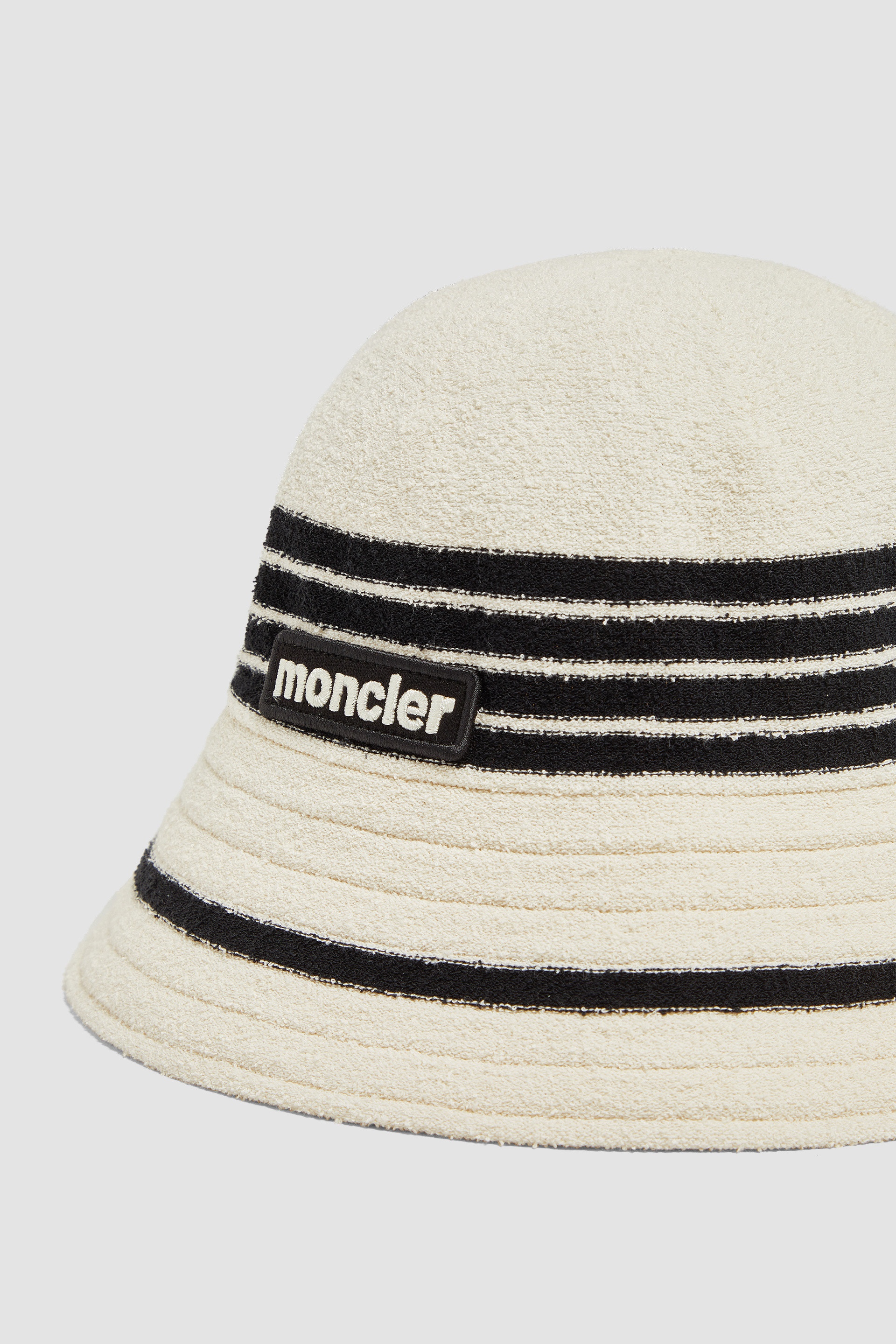 Striped Terry Cloth Bucket Hat - 3