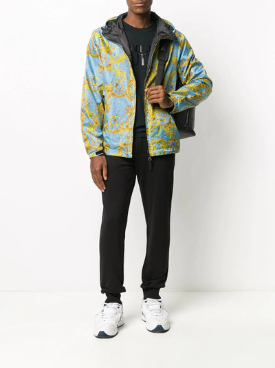 VERSACE JEANS COUTURE barocco print hooded jacket outlook