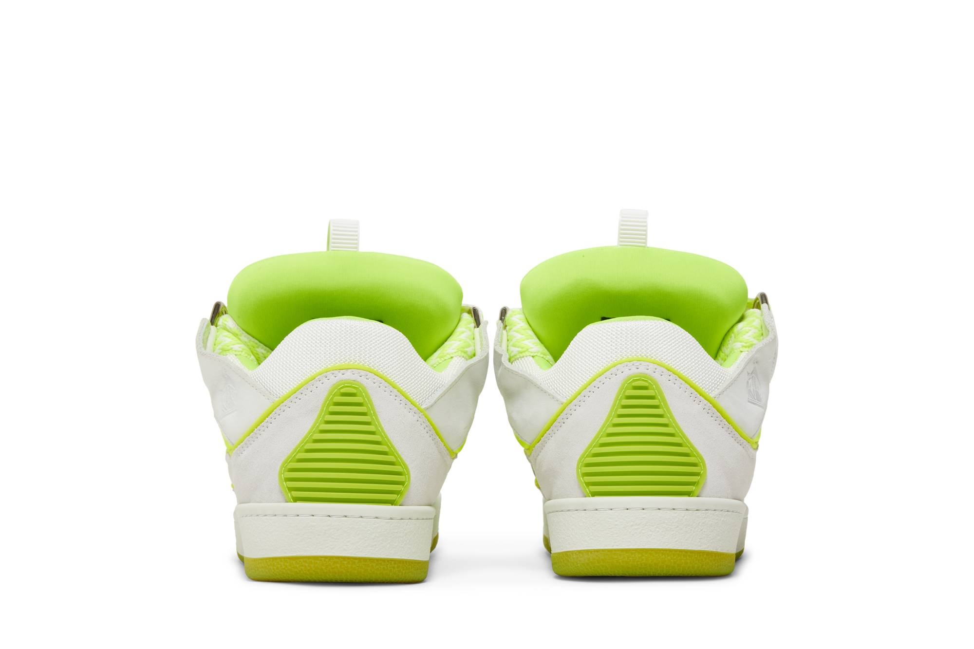 Lanvin Curb Sneakers 'White Fluo Yellow' - 6