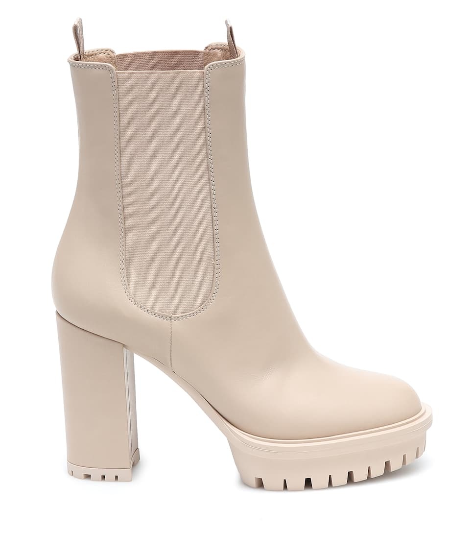 Leather ankle boots - 4