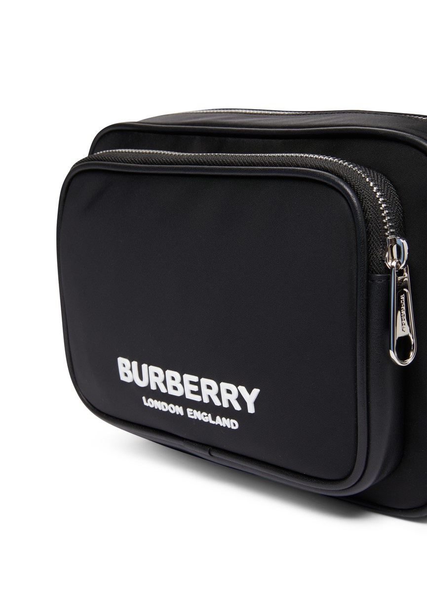 Burberry Logo Print Nylon Crossbody Bag | 24s | REVERSIBLE