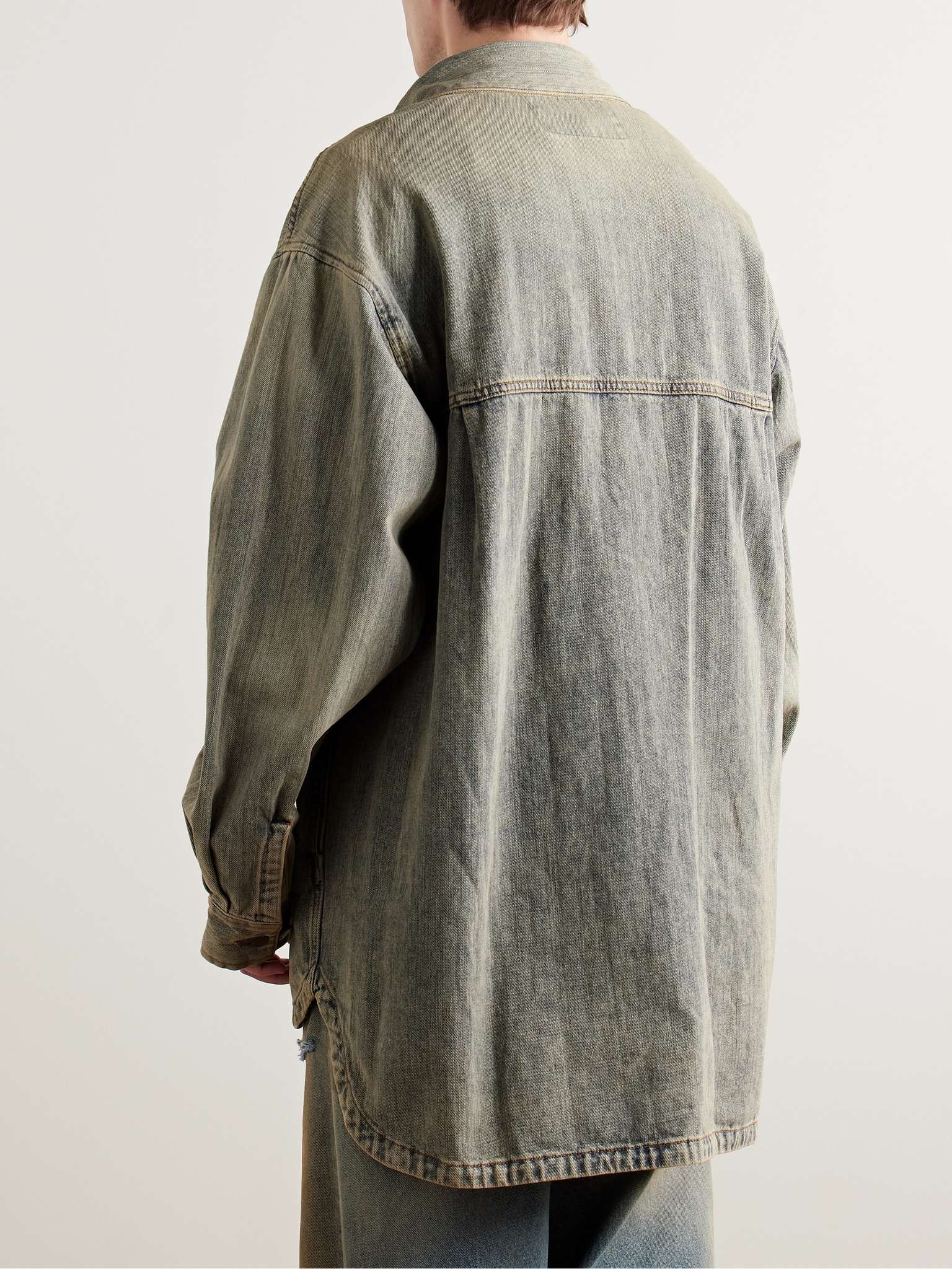 Herculean Oversized Selvedge Denim Shirt - 3
