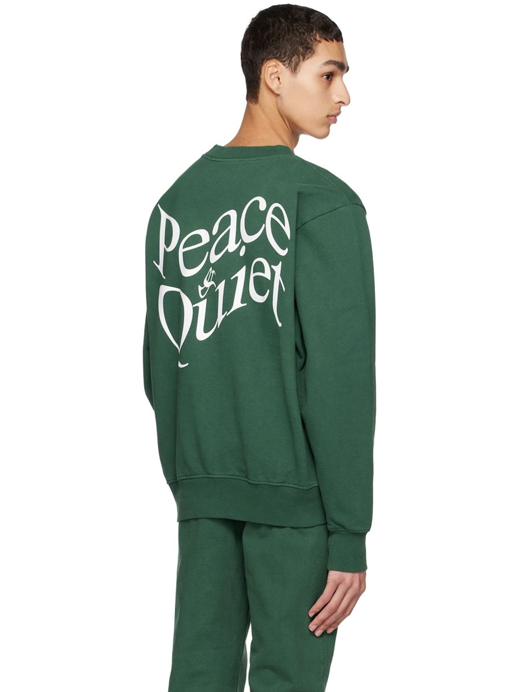 Green Warped Sweatshirt - 3