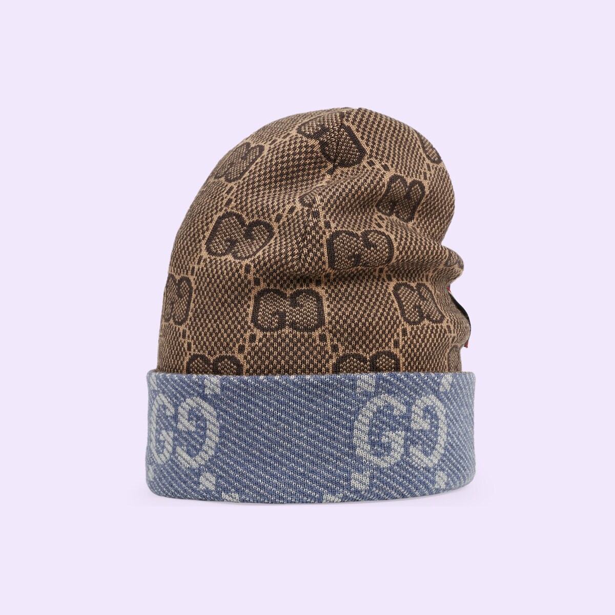 Reversible GG wool hat - 7