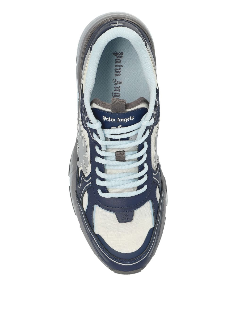 appliqué lace-up sneakers - 4