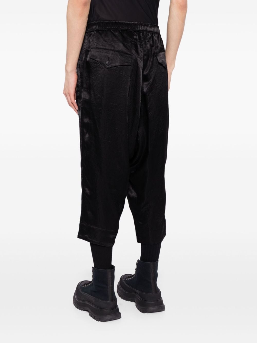 tapered cropped trousers - 4