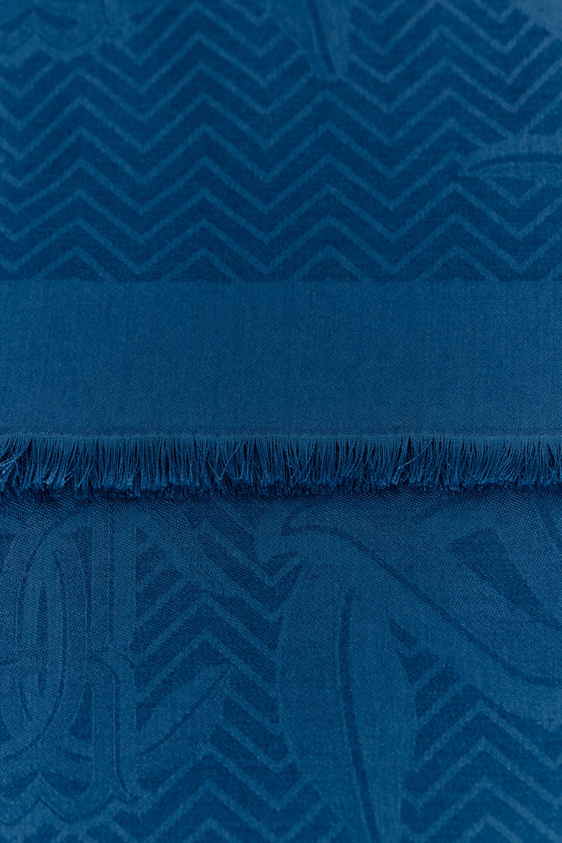 Roberto Cavalli Jacquard Shawl with Mirror Snake Monogram outlook