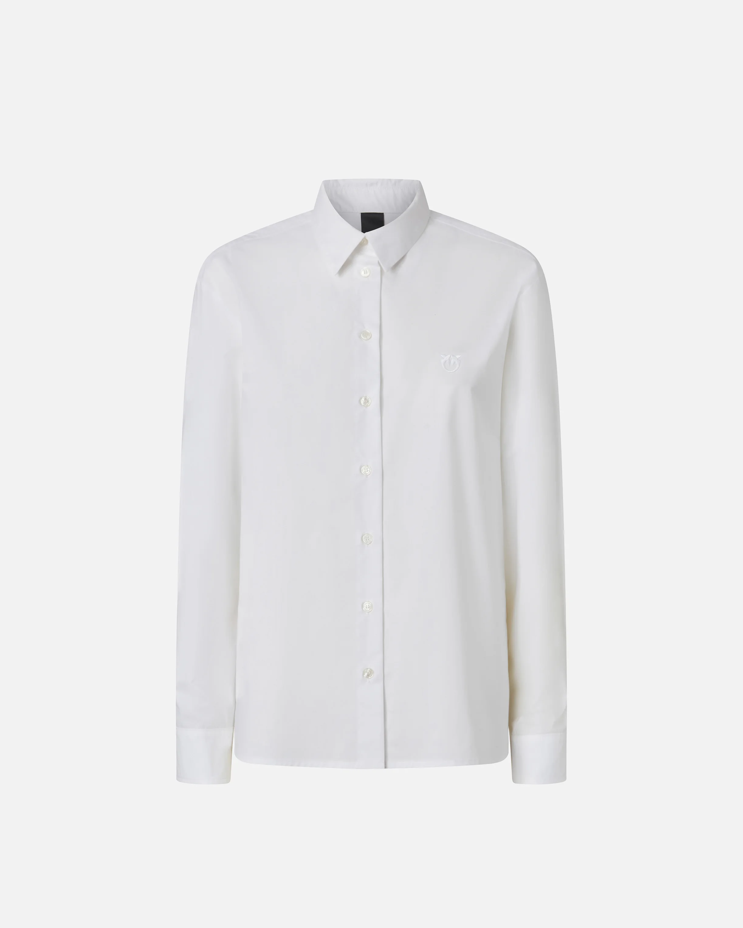 POPLIN SHIRT WITH EMBROIDERY - 1