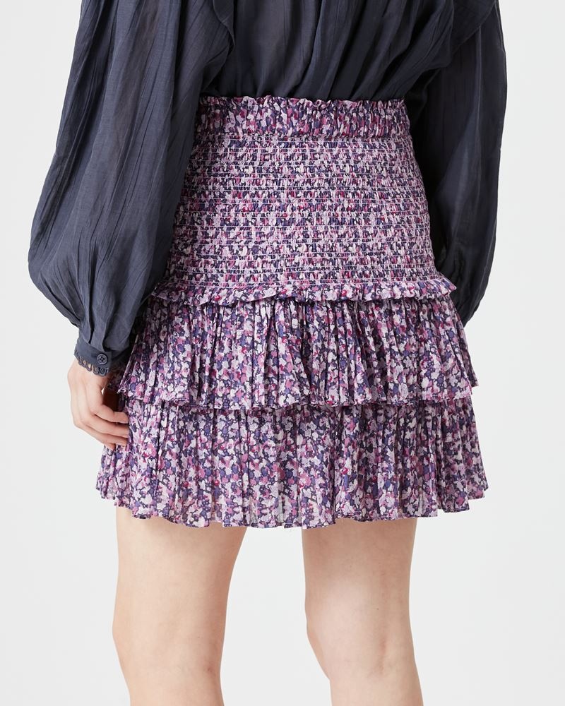 NAOMI FLORAL MINI SKIRT - 5
