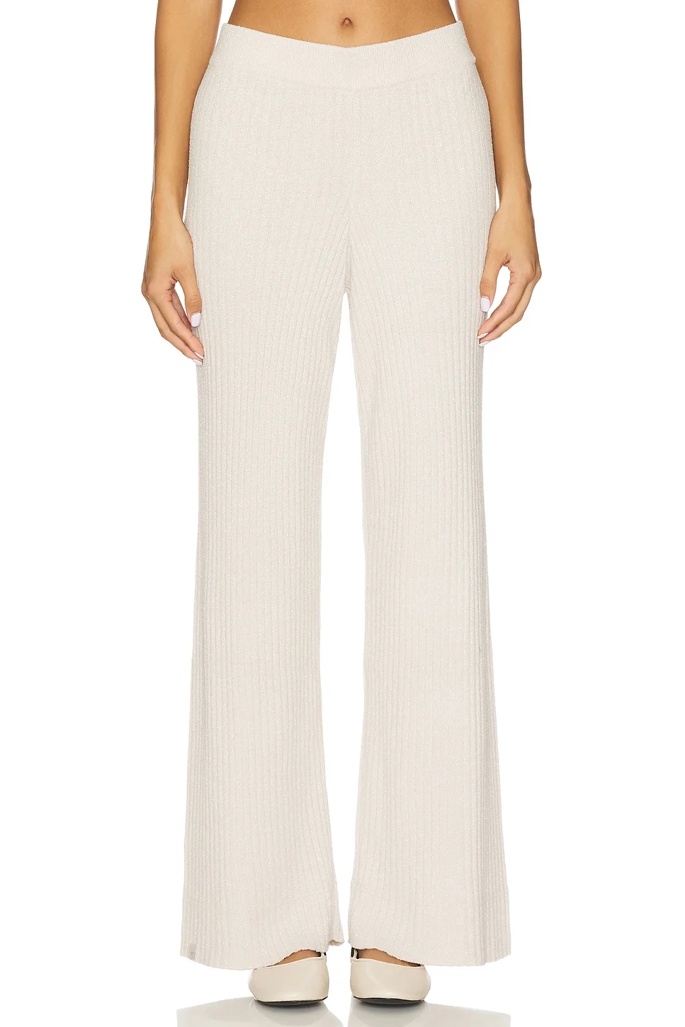CozyChic Ultra Lite Lurex Rib Wide Leg Pant - 1