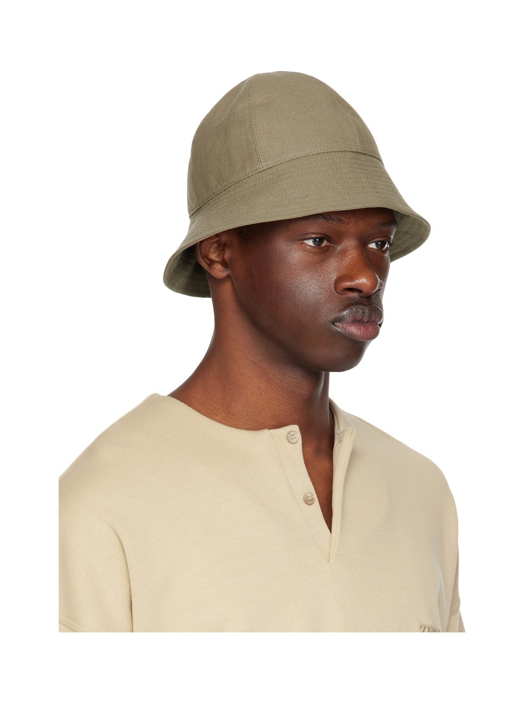 Taupe Oasi Lino Bucket Hat - 2