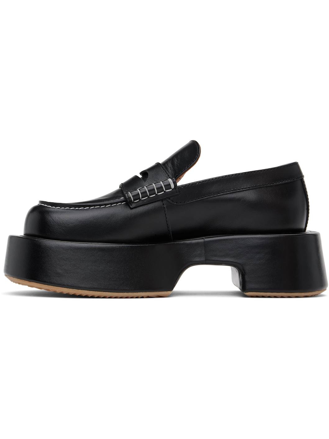 Black Platform Loafers - 3