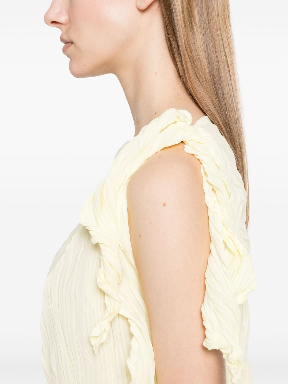 wrinkled twisted blouse - 5