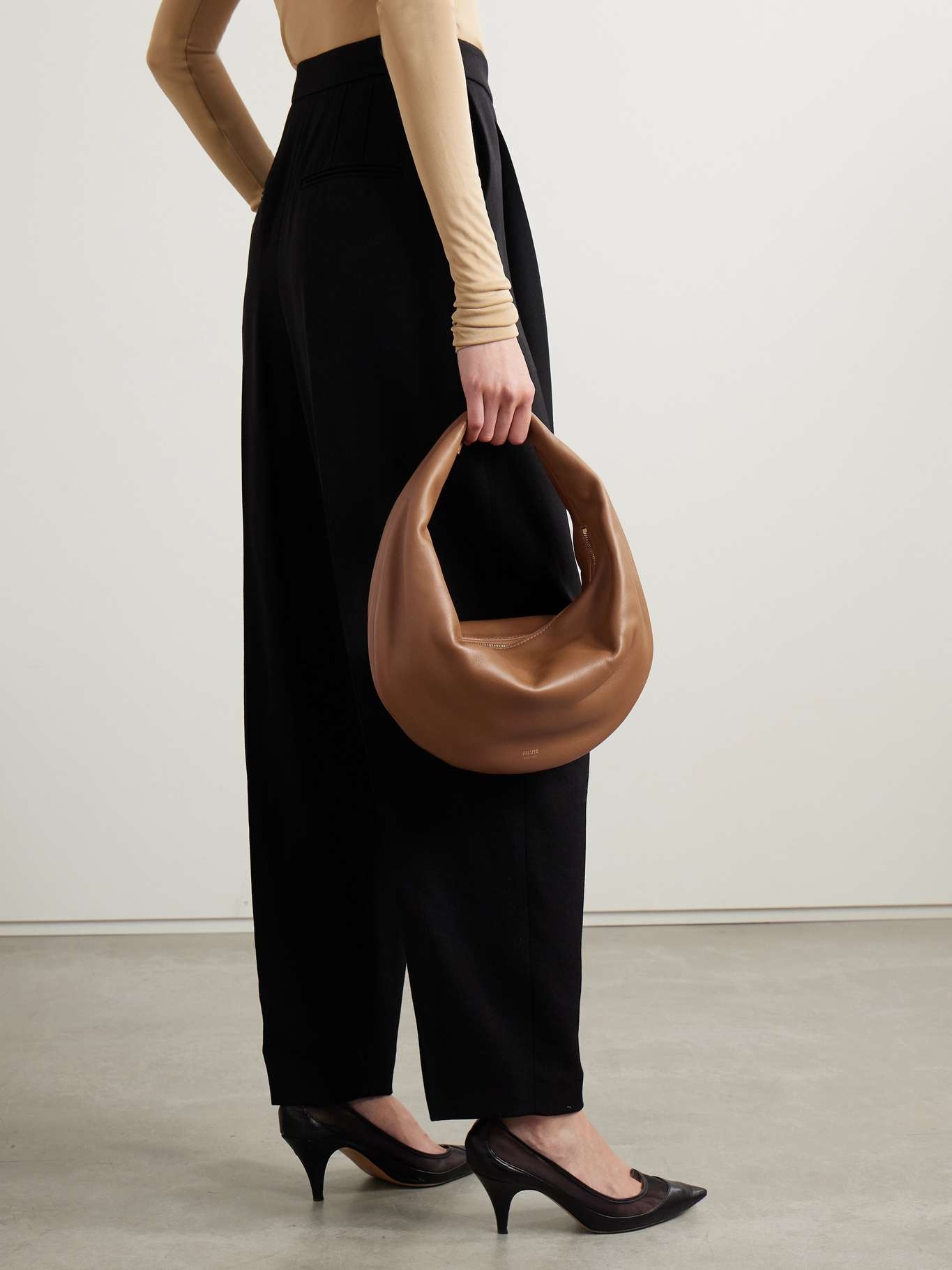 Olivia medium leather tote - 2