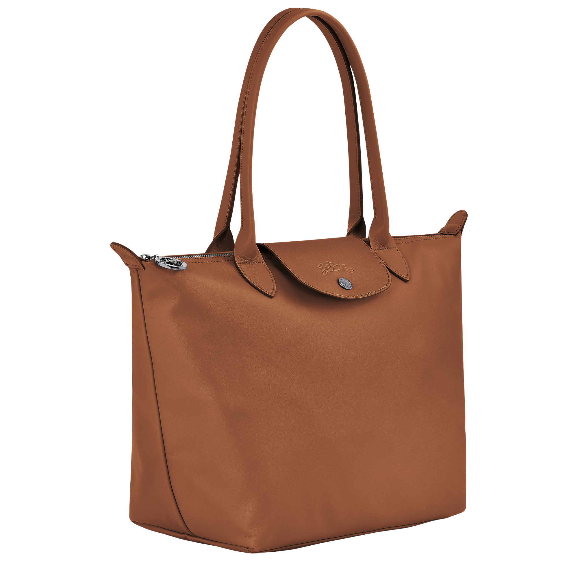 Le Pliage Xtra M Tote bag Cognac - Leather - 3