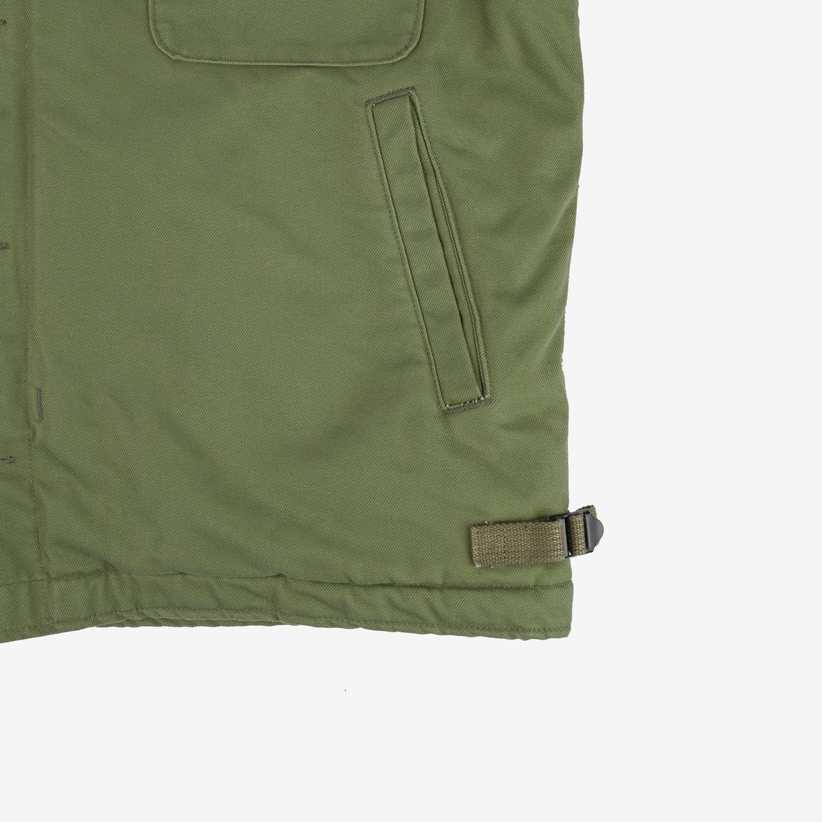 IHM-39-OLV Military Serge A2 Deck Jacket - Olive - 14