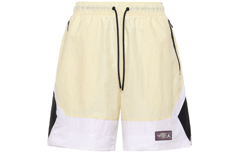 Jordan Air Jordan 23 Engineered Woven Contrasting Colors Basketball Breathable Sports Shorts Beach Light Ye outlook