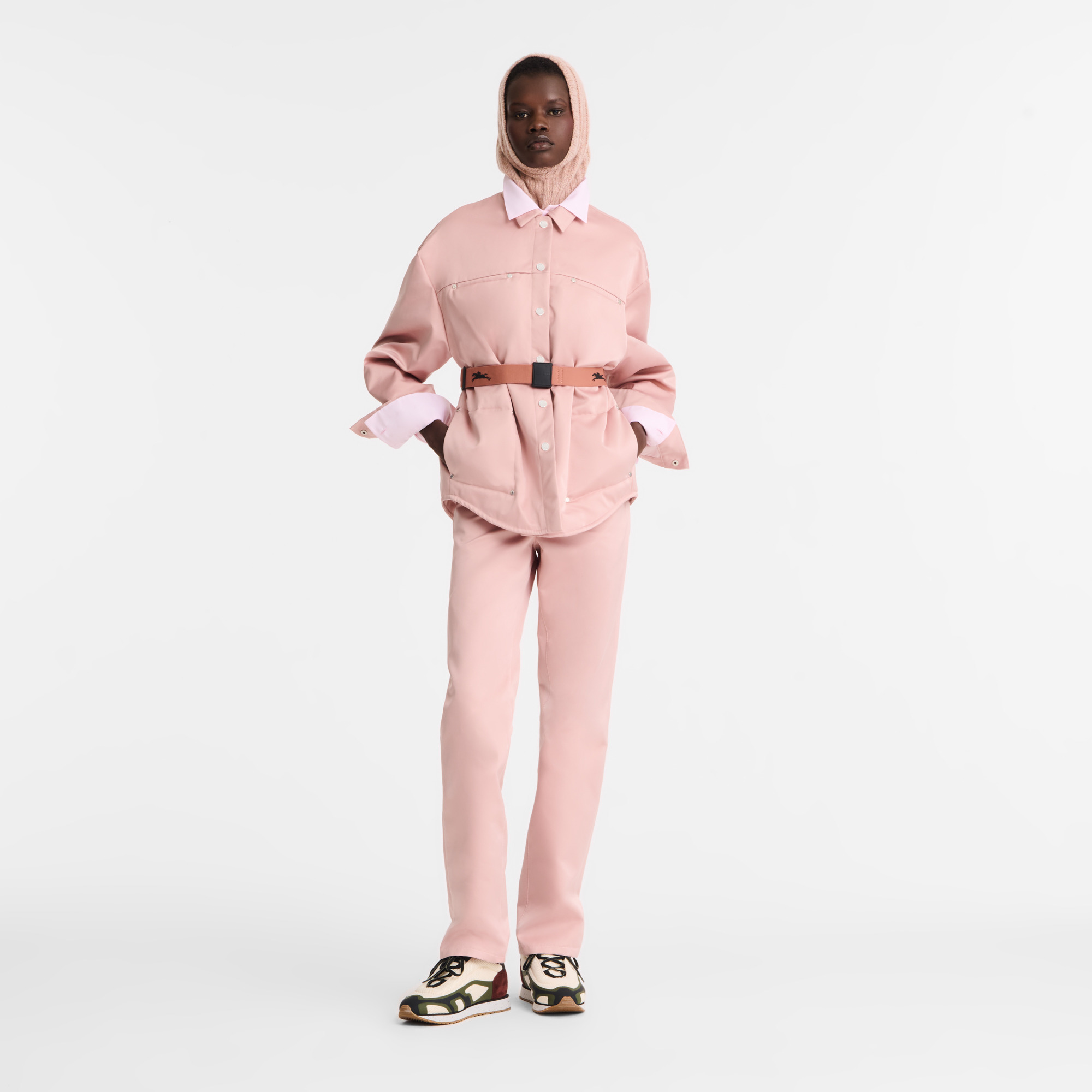 Shirt Pink Tea - Techno satin - 2