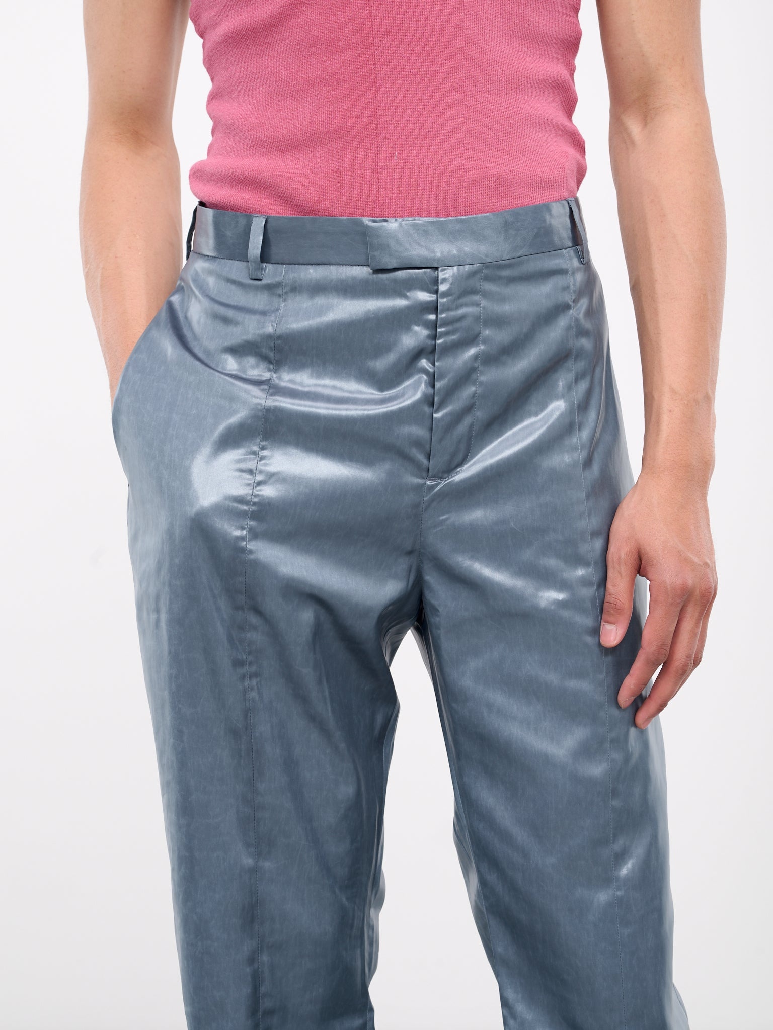 Narrow Front Trousers - 4