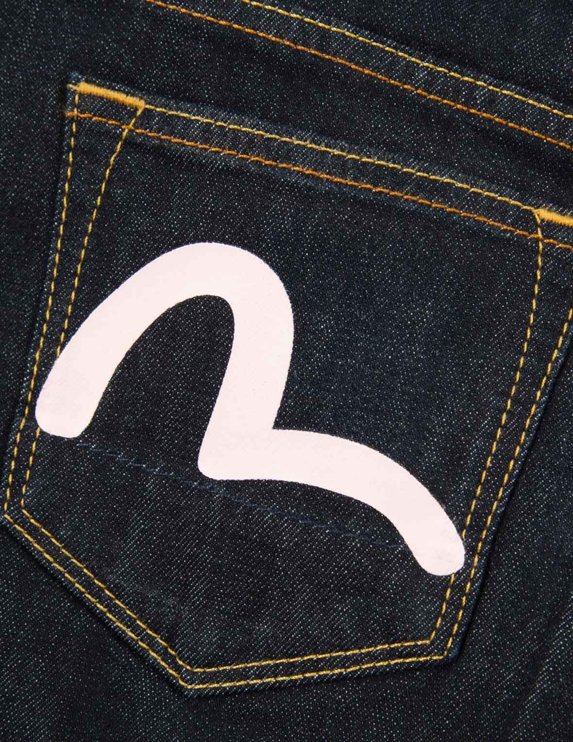 SEAGULL AND LOGO PRINT SLIM FIT JEANS - 12