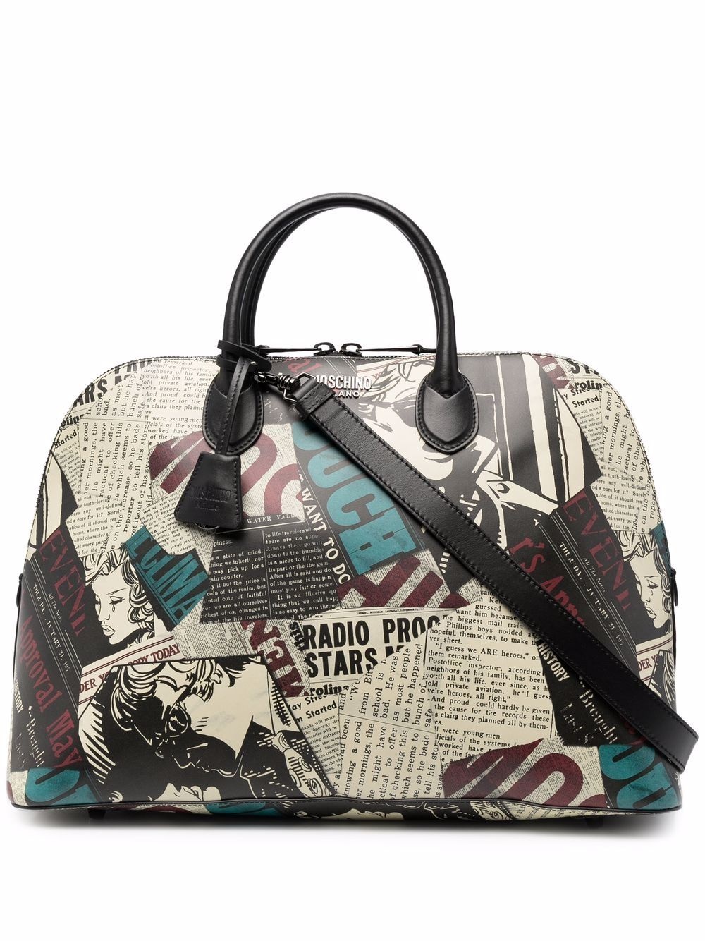 newspaper-print tote bag - 1