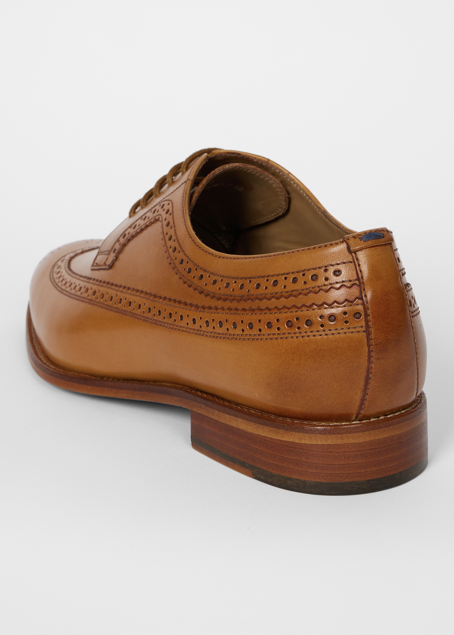 Tan Leather 'Collins' Brogues - 5