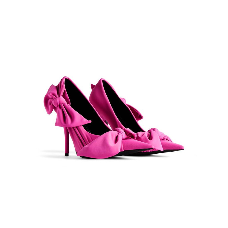 Women's Knife Knot 110mm Pump  in Bright Pink 2