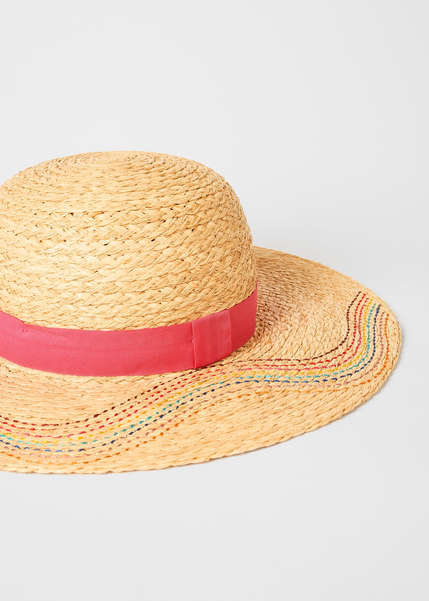 Wide Brim Straw Sun Hat - 3