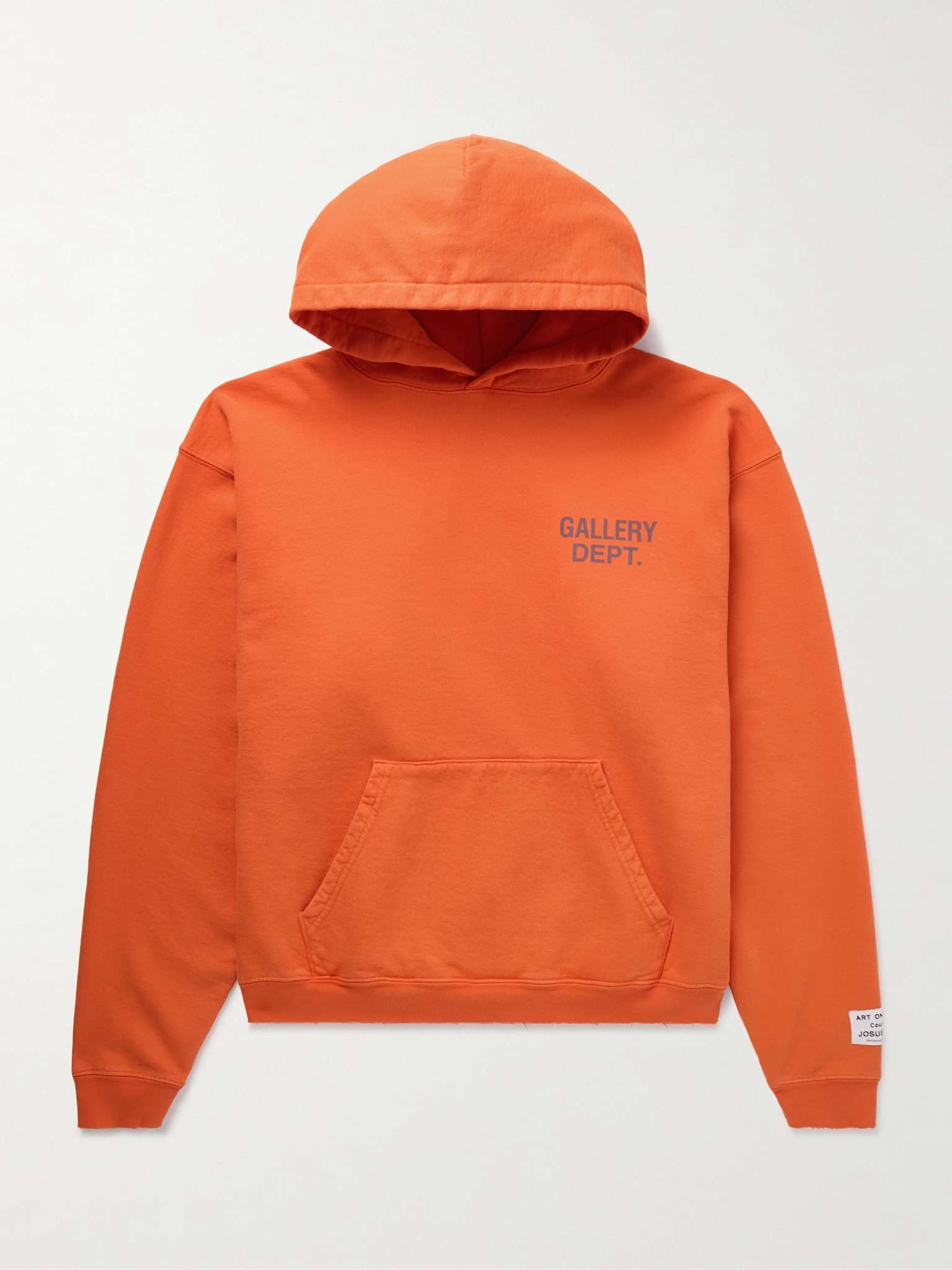 90's Oversized Logo-Print Cotton-Jersey Hoodie - 1