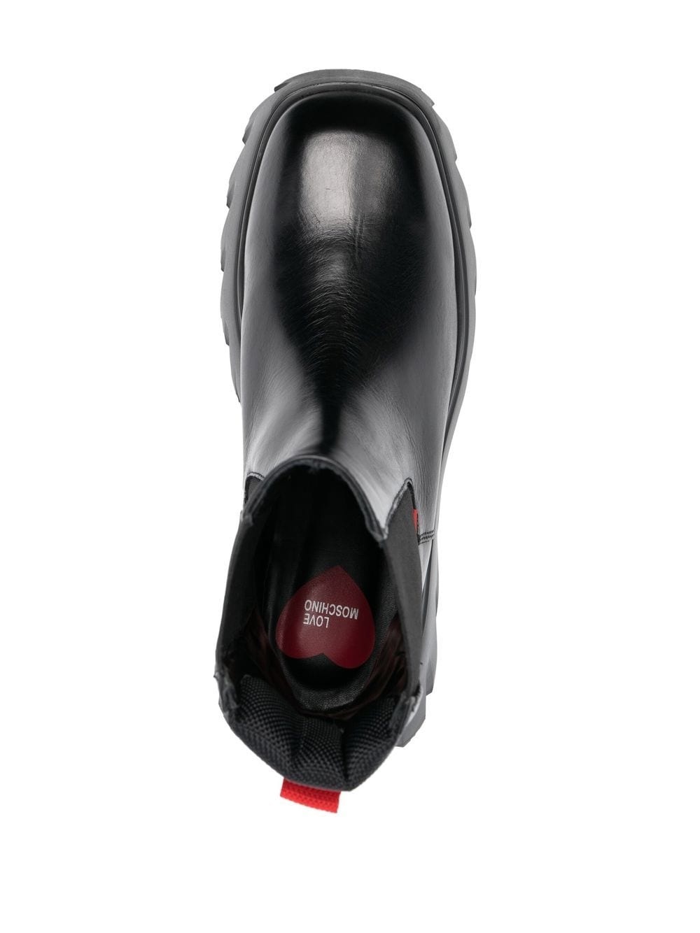 logo-patch ankle boots - 4
