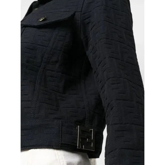Fendi Women Ff Jacquard Truck Jacket - 4