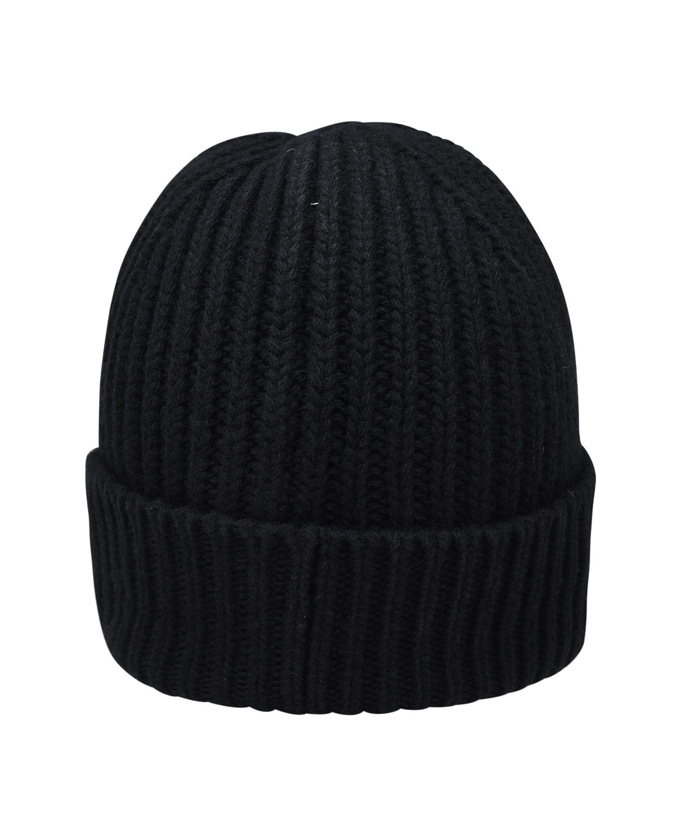 Black Wool Damian Star Beanie - 3