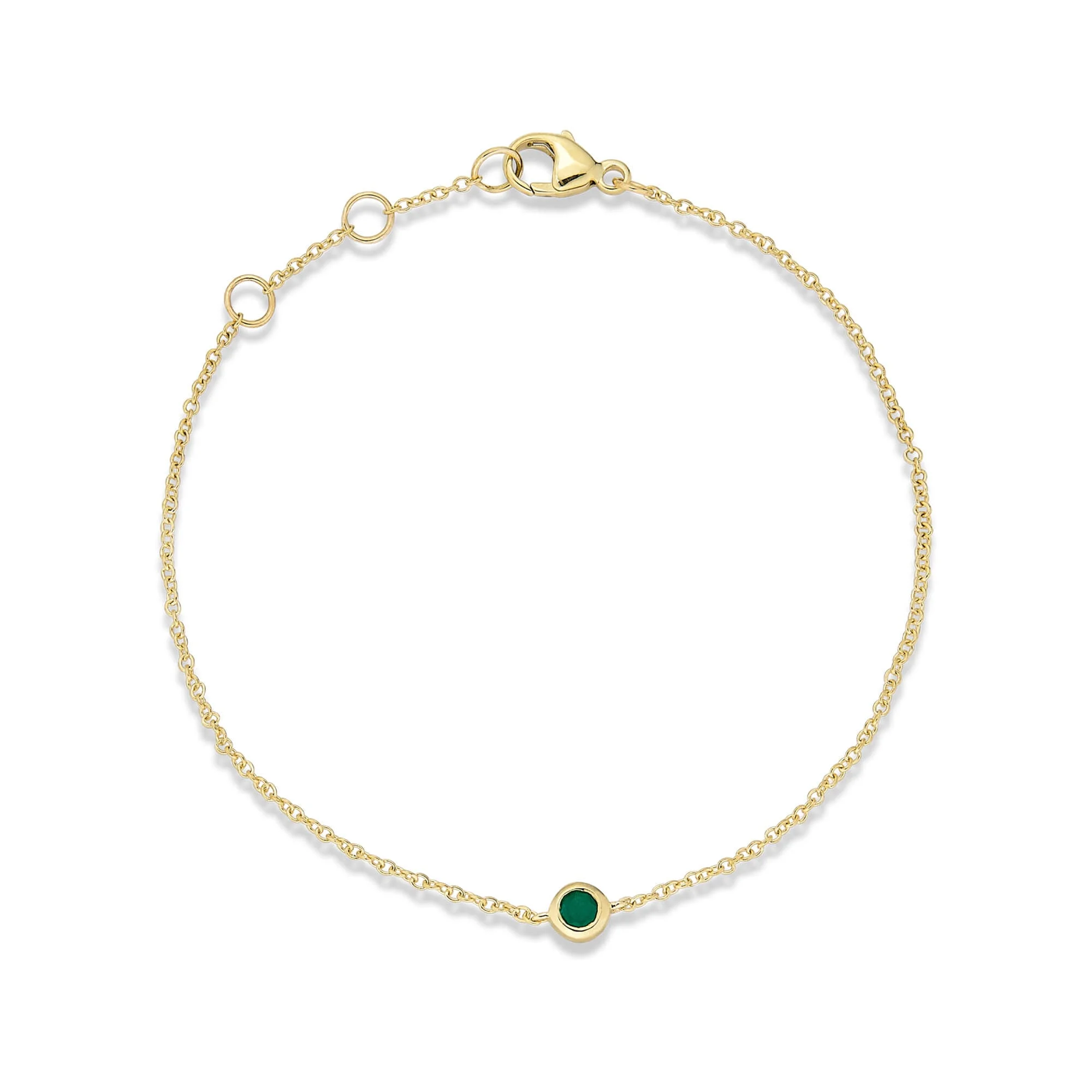Birthstone Solitaire Bracelet - 1